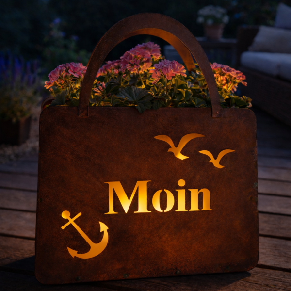 Tasche mit Moin und Möwen XXL